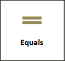 Math Equation Equals sign flashcard