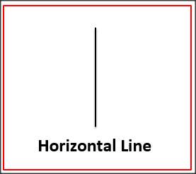 Horizontal line flashcard download